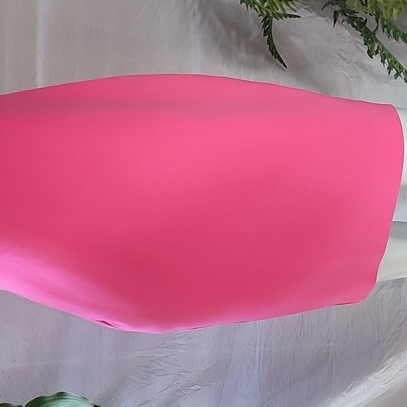 Banana Republic Pink Business Casual Sleeveless Fitted Shift Dress Barbie Sz 2 - Picture 3 of 8